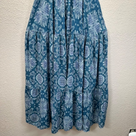 Jaase Maxi dress Women's Size M Floral Feminine Flowy Tiered Romantic Gypsy Boho - Picture 8 of 14